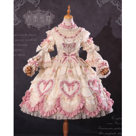 Antique Cake Hime Lolita Dress by Bramble Rose (BRR01)